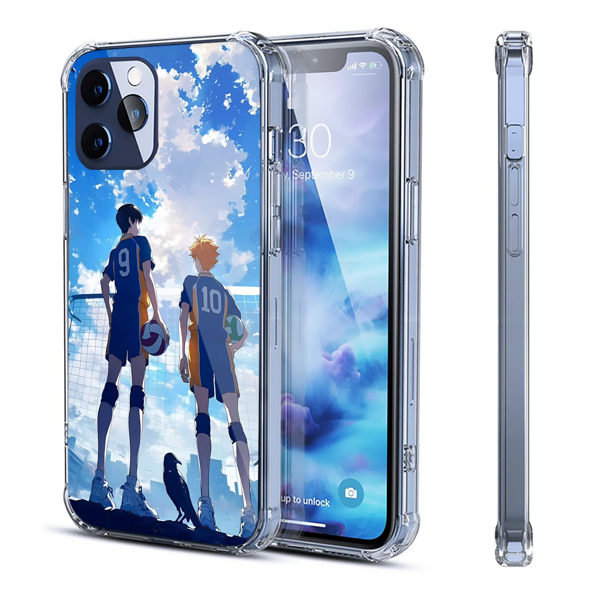（画像用） ハイキュー!! Haikyu!! 【iPhone 12シリーズ対応】透明スマホケース（クリアソフトケース）
